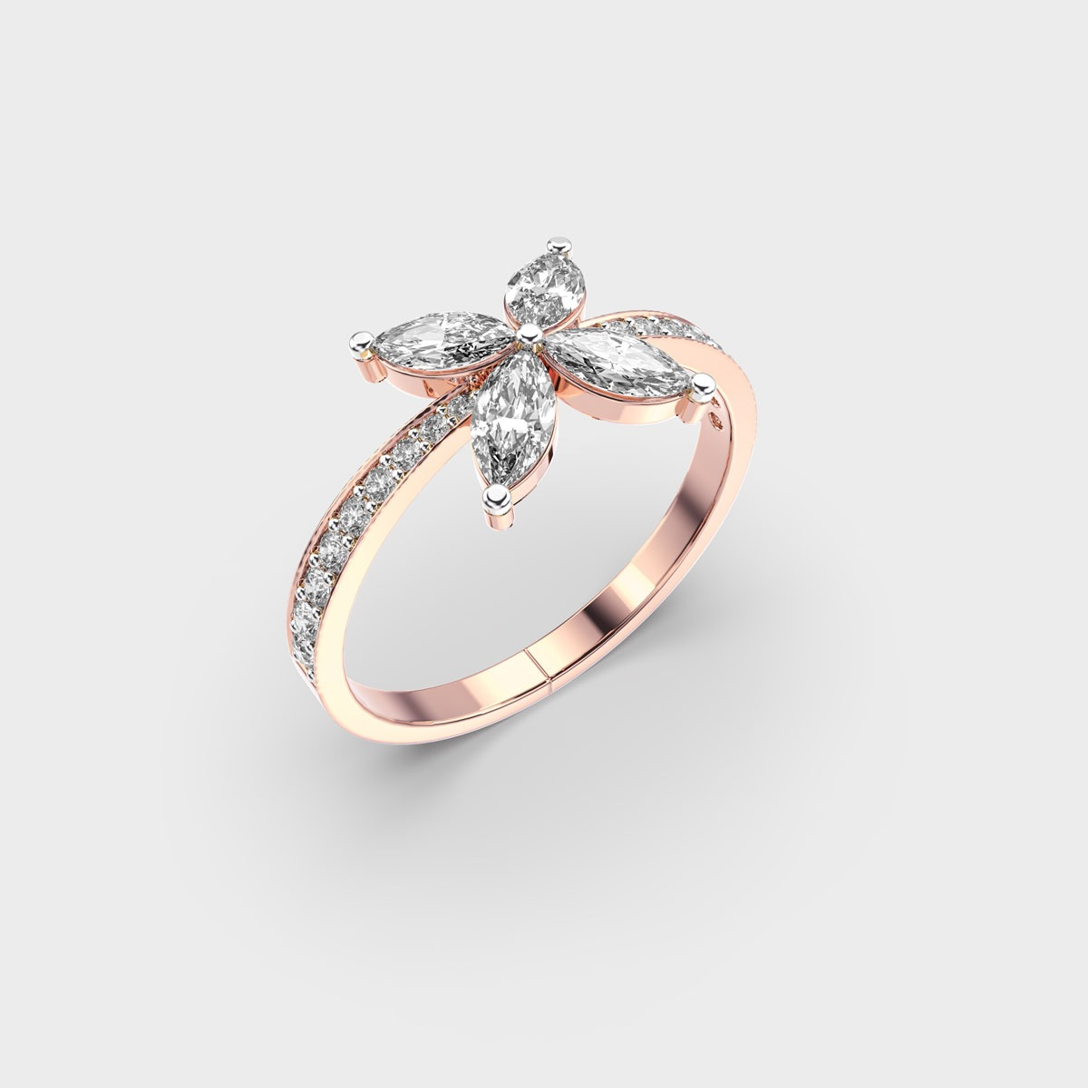 La DiaMantés | Blooming Elegance Diamond Ring
